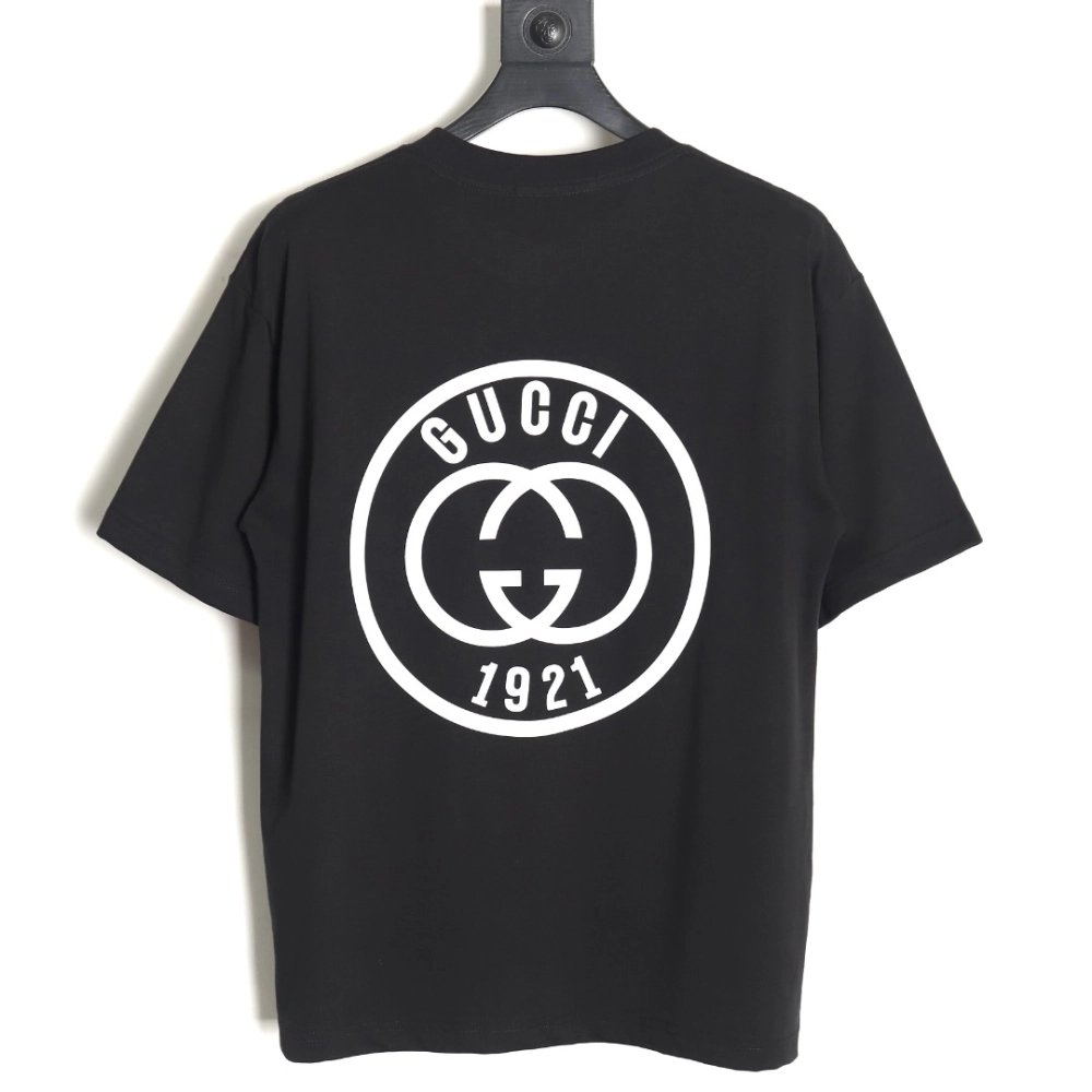 Reps Gucci Circle Short Sleeve T-Shirt TSK1,All order with free shipping Reps Gucci