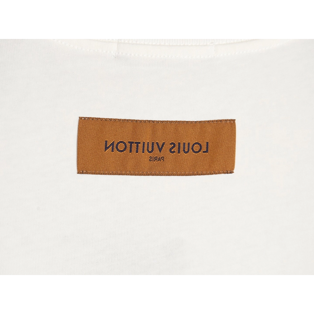 Reps Louis Vuitton short-sleeved T-shirt with large logo,All order with free shipping Reps Louis Vuitton