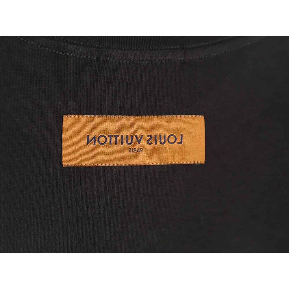 Reps Louis Vuitton line logo short-sleeved T-shirt TSK1,All order with free shipping Reps Louis Vuitton