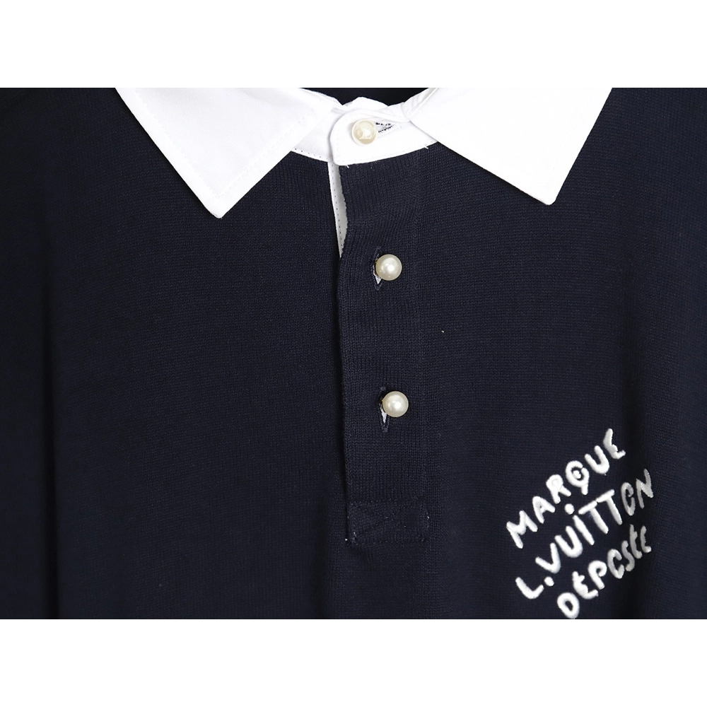 Reps Louis Vuitton Colorblock Signature Polo Short Sleeve T-Shirt,All order with free shipping Reps Louis Vuitton