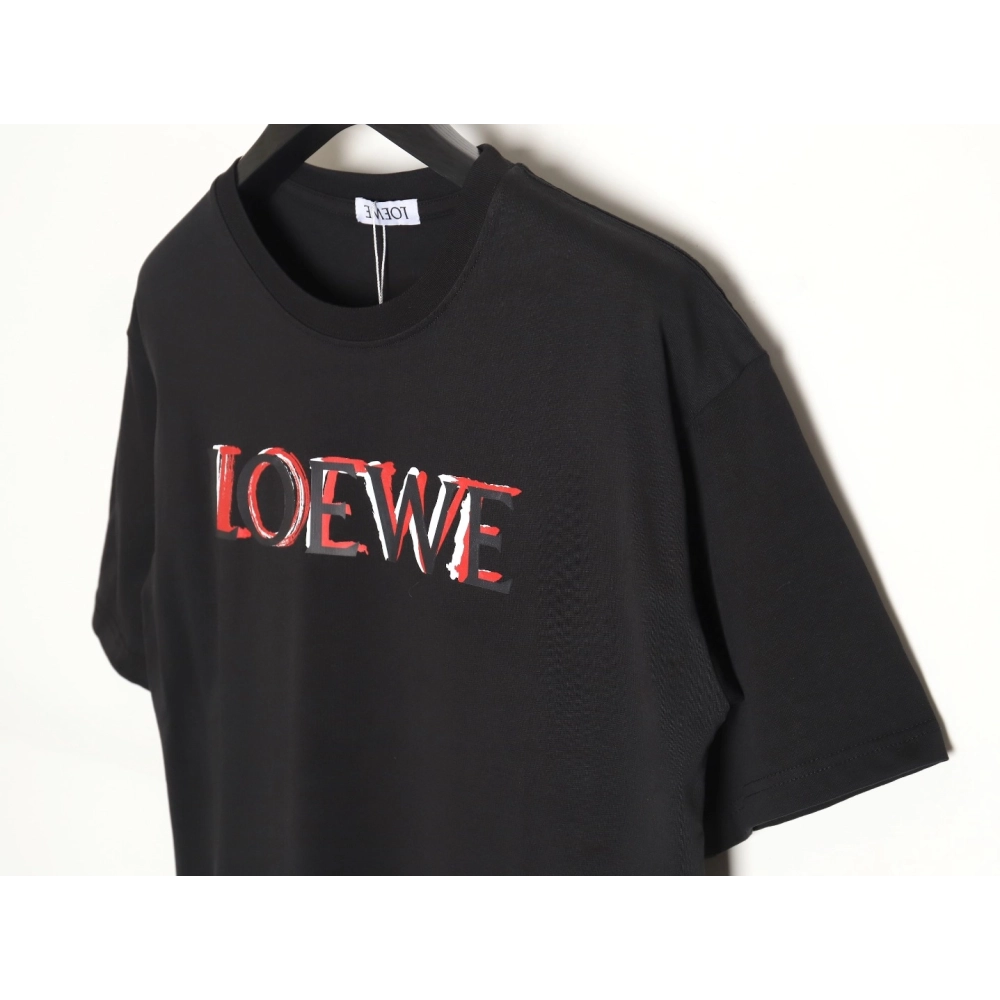 Loewe 24SS painted letter short-sleeved T-shirt,All order with free shipping Loewe