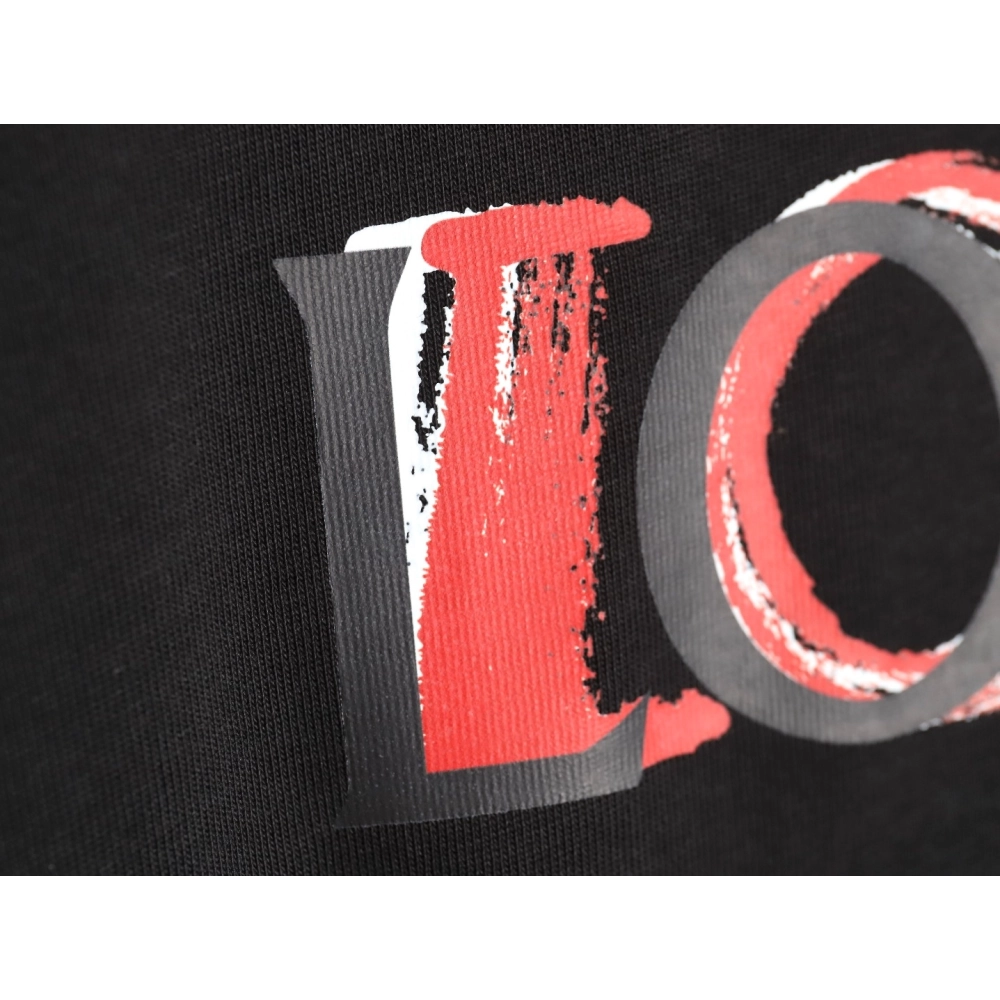 Loewe 24SS painted letter short-sleeved T-shirt,All order with free shipping Loewe