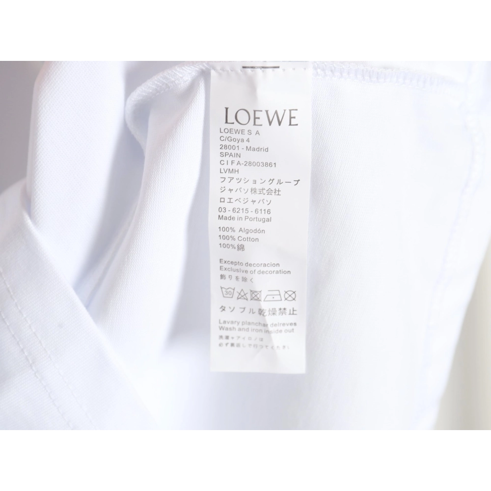 Loewe 24SS painted letter short-sleeved T-shirt,All order with free shipping Loewe