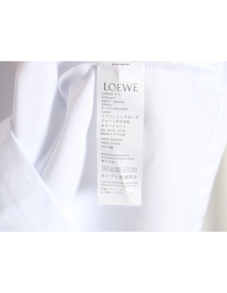 Loewe 24SS painted letter short-sleeved T-shirt,All order with free shipping Loewe