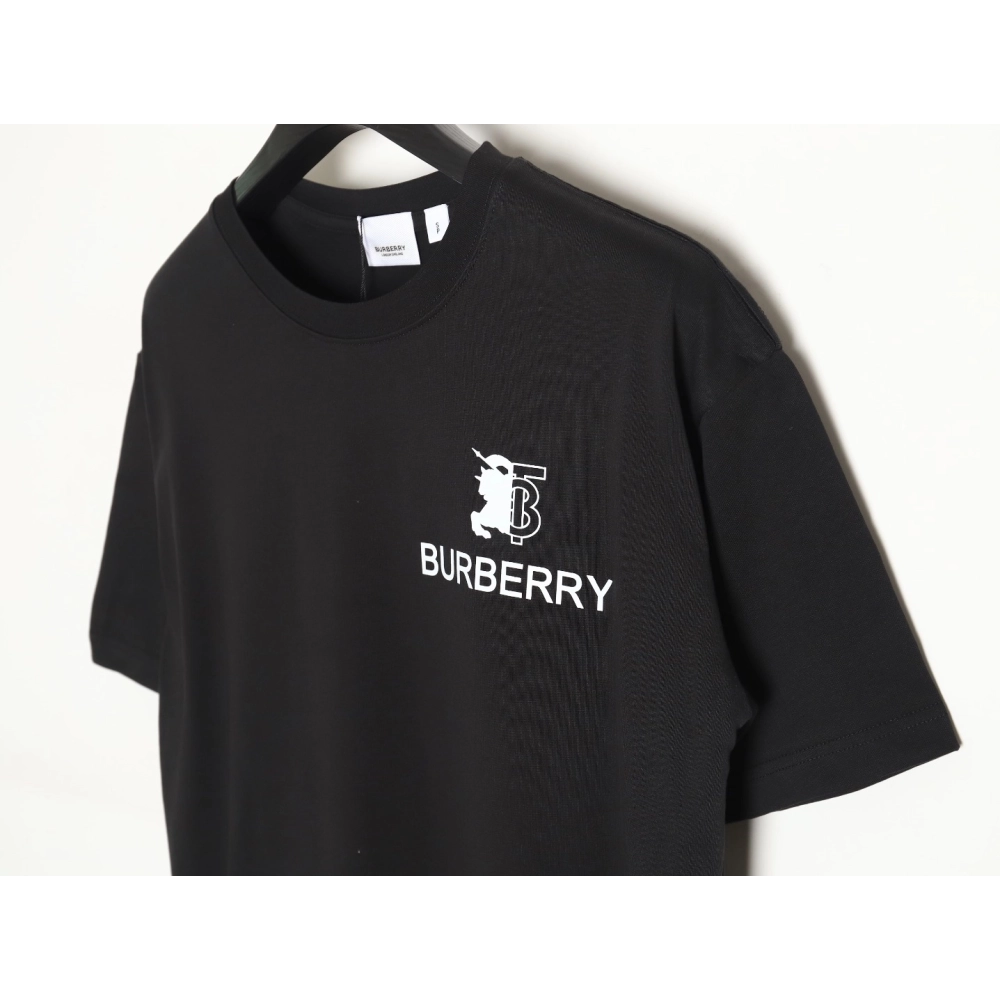 Burberry 24SS Spliced ??War Horse Short Sleeve T-Shirt TSK1,All order with free shipping Burberry