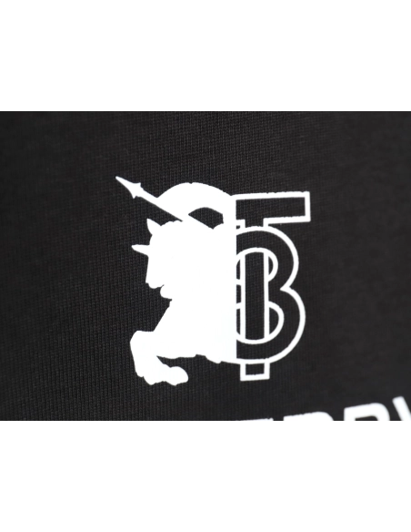 Burberry 24SS Spliced ??War Horse Short Sleeve T-Shirt TSK1,All order with free shipping Burberry