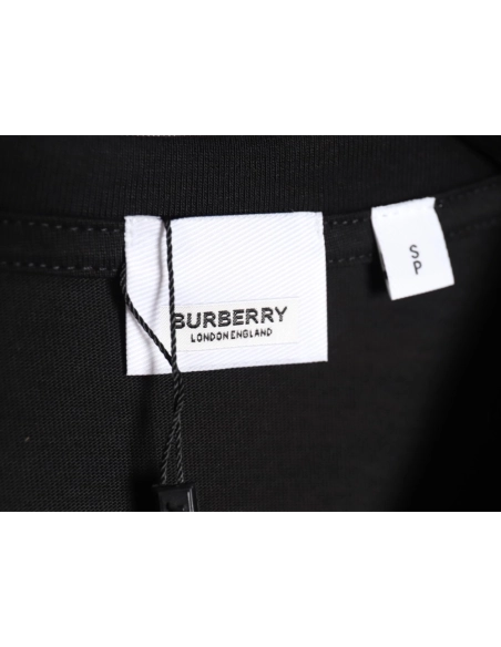 Burberry 24SS Spliced ??War Horse Short Sleeve T-Shirt TSK1,All order with free shipping Burberry