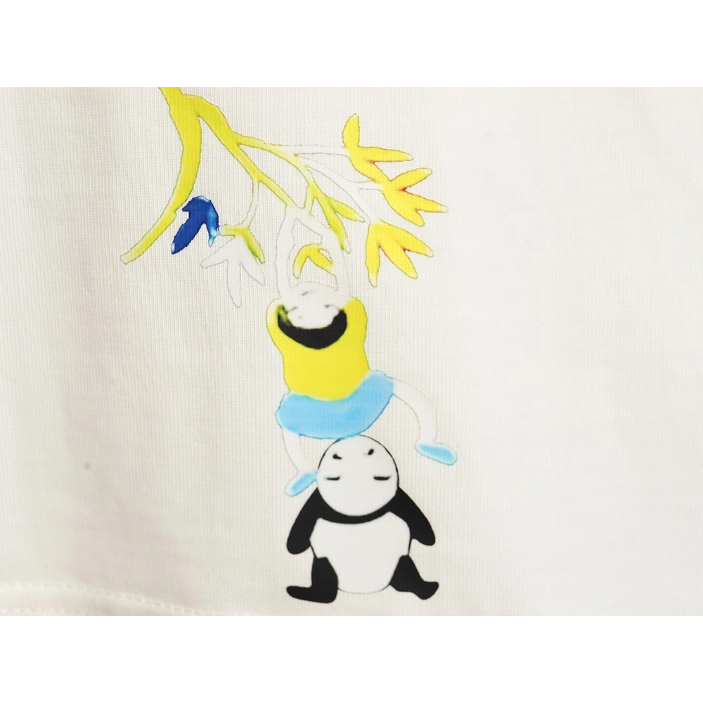 Loewe 24SS Red Panda Short Sleeve T-Shirt,All order with free shipping Loewe