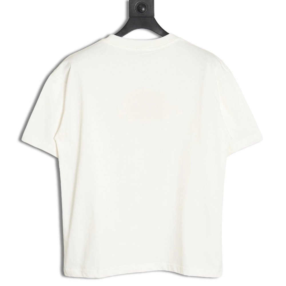 Miu Miu 24SS Blurred Letters Short Sleeve T-Shirt,All order with free shipping Miu Miu
