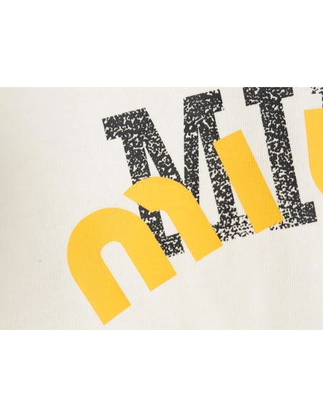 Miu Miu 24SS Blurred Letters Short Sleeve T-Shirt,All order with free shipping Miu Miu