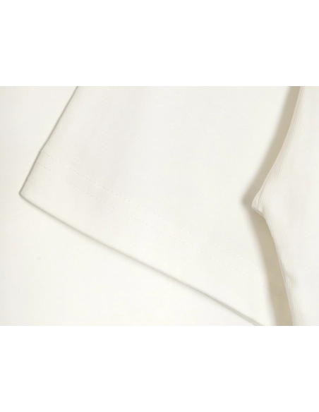 Miu Miu 24SS Blurred Letters Short Sleeve T-Shirt,All order with free shipping Miu Miu