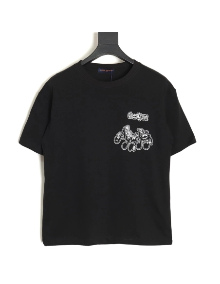 Reps Louis Vuitton 24SS band short-sleeved T-shirt TSK1,All order with free shipping Reps Louis Vuitton