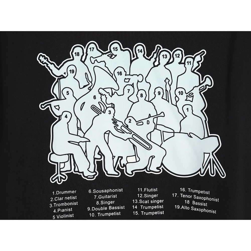 Reps Louis Vuitton 24SS band short-sleeved T-shirt TSK1,All order with free shipping Reps Louis Vuitton