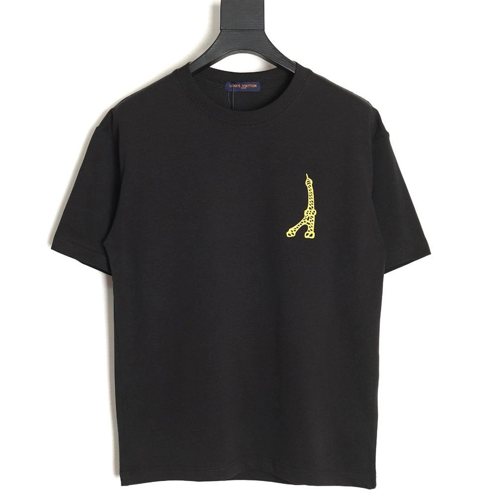 Reps Louis Vuitton 24SS Iron Tower Short Sleeve T-Shirt TSK1,All order with free shipping Reps Louis Vuitton