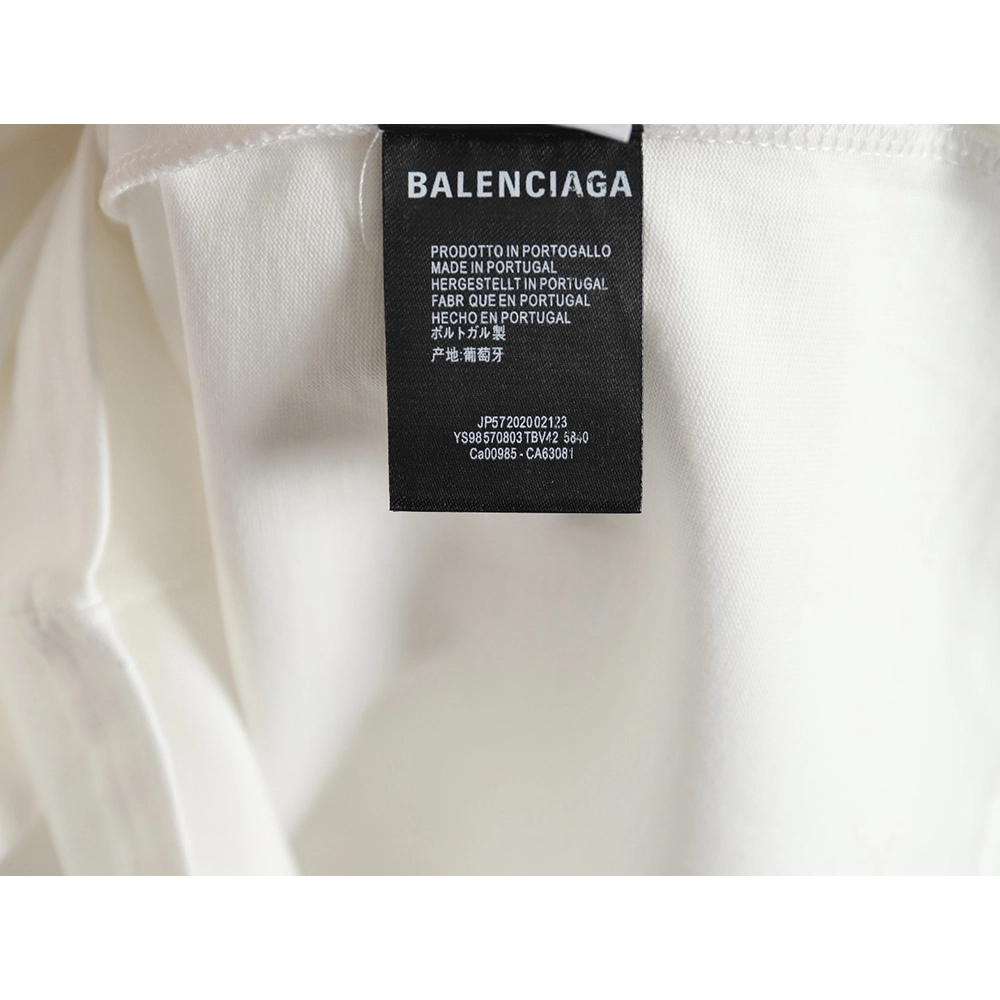 Balenciaga 24SS reflective lettering print short-sleeved T-shirt,All order with free shipping Balenciaga