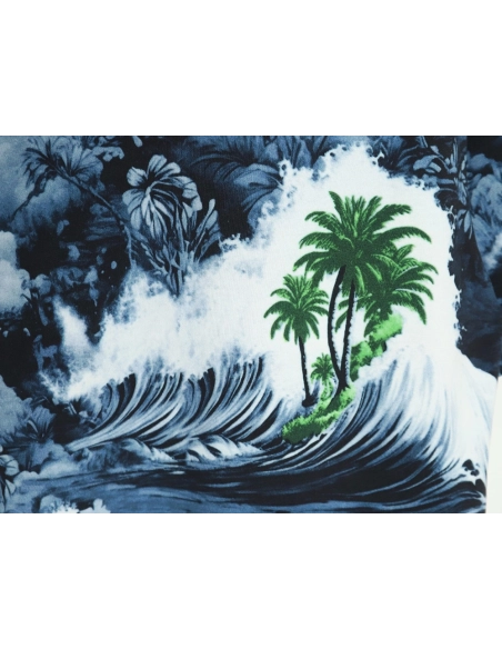 Reps Louis Vuitton 24SS Wave Print Short Sleeve T-Shirt,All order with free shipping Reps Louis Vuitton