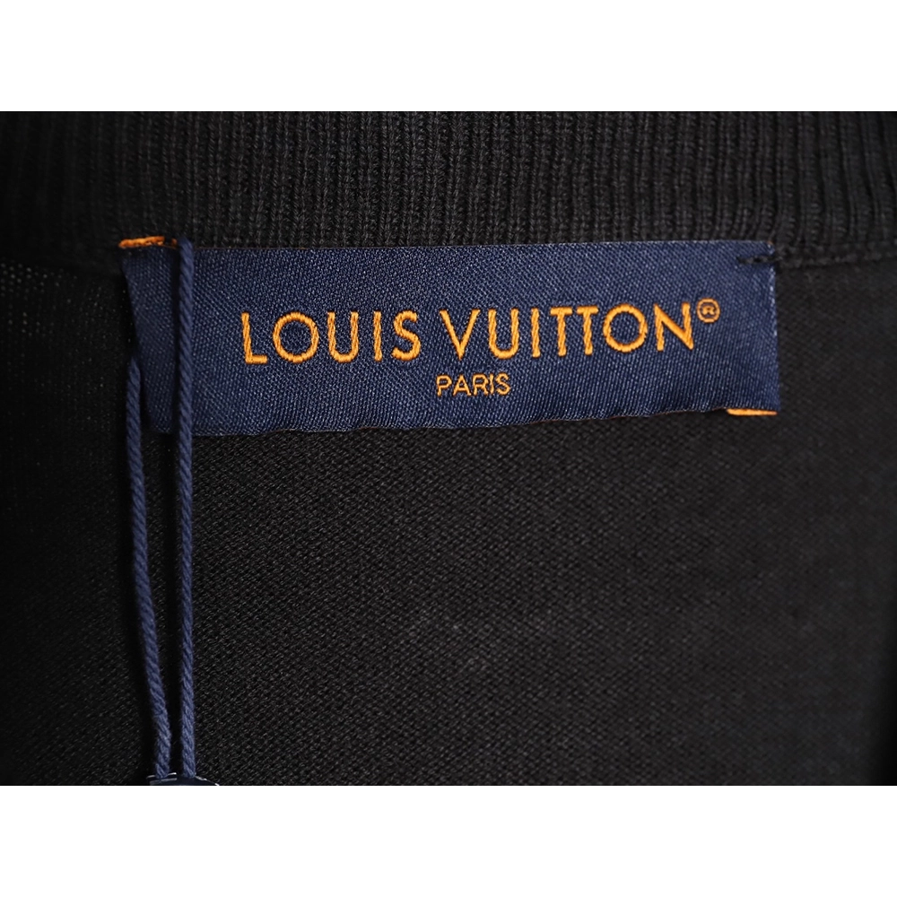 Reps Louis Vuitton 24SS Pocket Beaded Knit Short Sleeve T-Shirt,All order with free shipping Reps Louis Vuitton