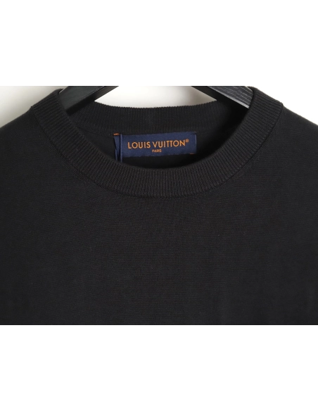 Reps Louis Vuitton 24SS Pocket Beaded Knit Short Sleeve T-Shirt,All order with free shipping Reps Louis Vuitton