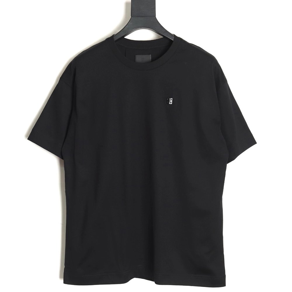 Givenchy 4G Metal Smiley L0go Short Sleeve T-Shirt,All order with free shipping Givenchy