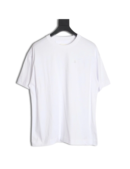 Givenchy 4G Metal Smiley L0go Short Sleeve T-Shirt,All order with free shipping Givenchy