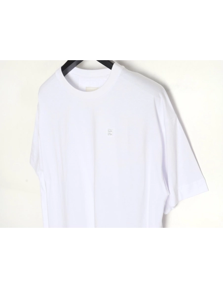 Givenchy 4G Metal Smiley L0go Short Sleeve T-Shirt,All order with free shipping Givenchy