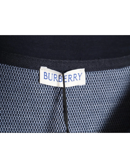 Burberry 24ss check knitted short-sleeved T-shirt TSK2,All order with free shipping Burberry