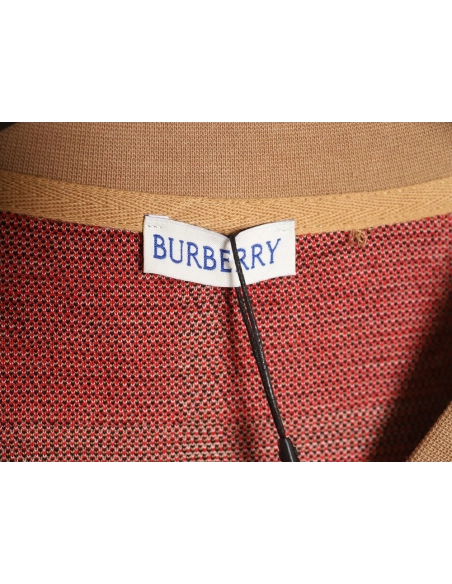 Burberry 24ss check knitted short-sleeved T-shirt TSK1,All order with free shipping Burberry