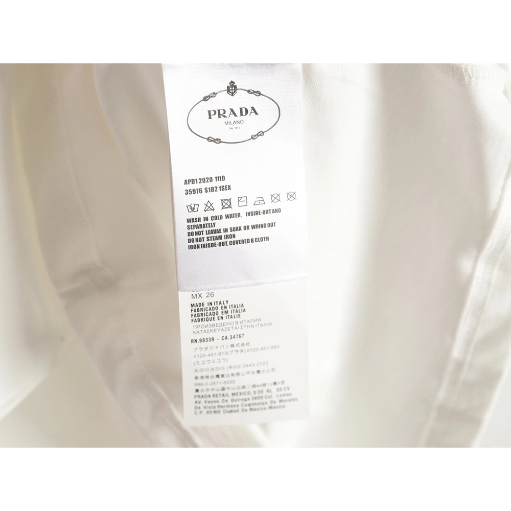 Prada Cartoon Police Dog Short Sleeve T-Shirt TSK1,All order with free shipping Prada