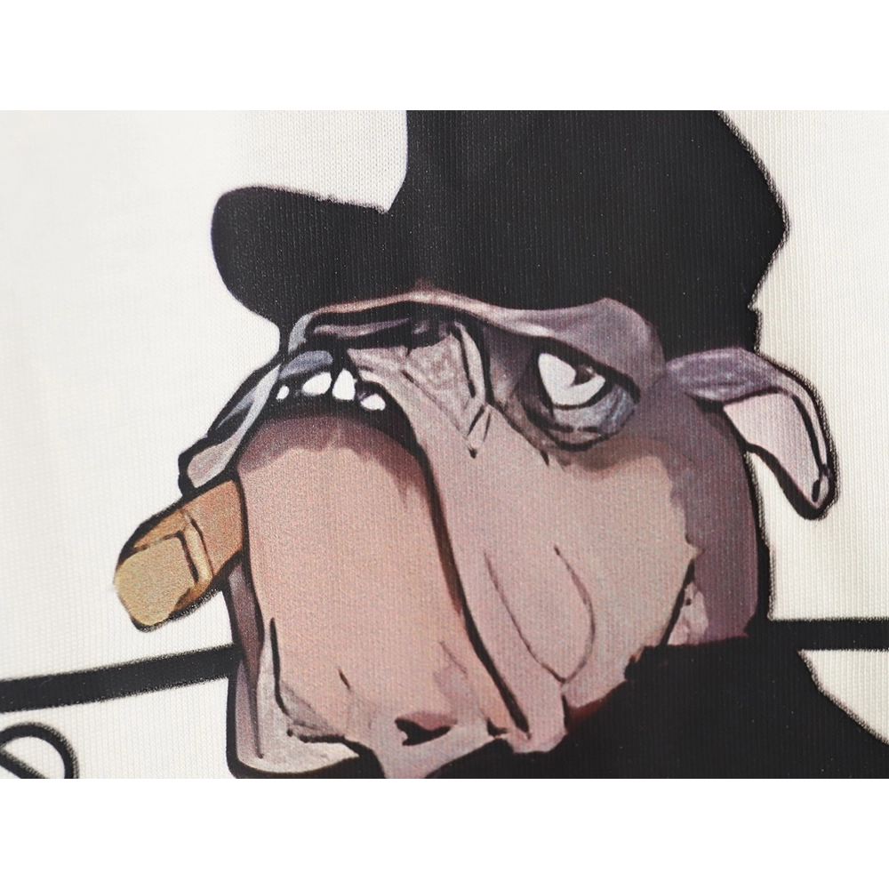 Prada Cartoon Police Dog Short Sleeve T-Shirt TSK1,All order with free shipping Prada