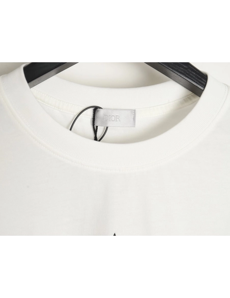 Dior classic vertical striped five-star short-sleeved T-shirt TSK1,All order with free shipping Dior