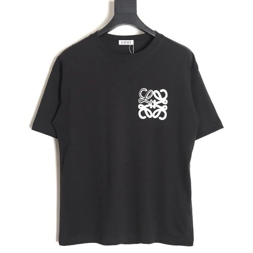 Loewe 24SS contrast color four-leaf clover short-sleeved T-shirt TSK2,All order with free shipping Loewe