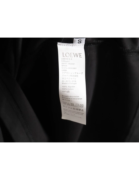 Loewe 24SS contrast color four-leaf clover short-sleeved T-shirt TSK2,All order with free shipping Loewe