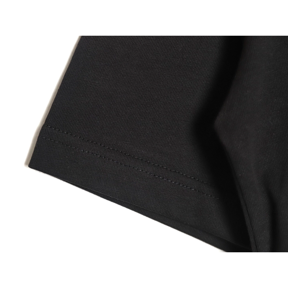 Loewe 24SS contrast color four-leaf clover short-sleeved T-shirt TSK2,All order with free shipping Loewe