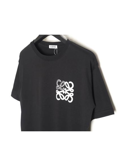 Loewe 24SS contrast color four-leaf clover short-sleeved T-shirt TSK2,All order with free shipping Loewe