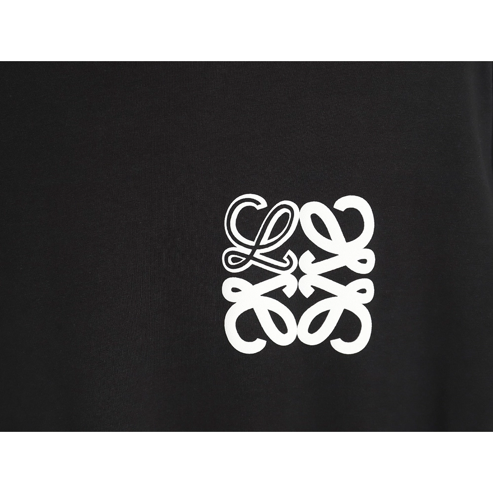 Loewe 24SS contrast color four-leaf clover short-sleeved T-shirt TSK2,All order with free shipping Loewe