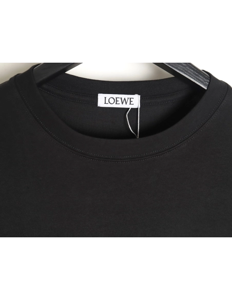 Loewe 24SS contrast color four-leaf clover short-sleeved T-shirt TSK2,All order with free shipping Loewe