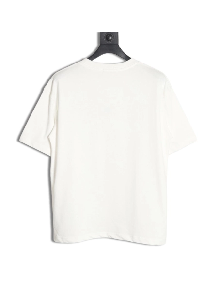 Loewe 24SS contrast color four-leaf clover short-sleeved T-shirt TSK1,All order with free shipping Loewe