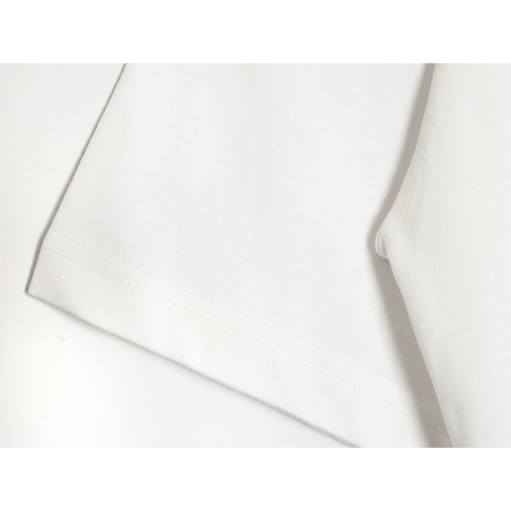 Loewe 24SS contrast color four-leaf clover short-sleeved T-shirt TSK1,All order with free shipping Loewe