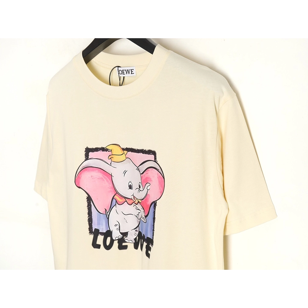 Loewe Yellow Hat Dumbo Short Sleeve T-Shirt,All order with free shipping Loewe