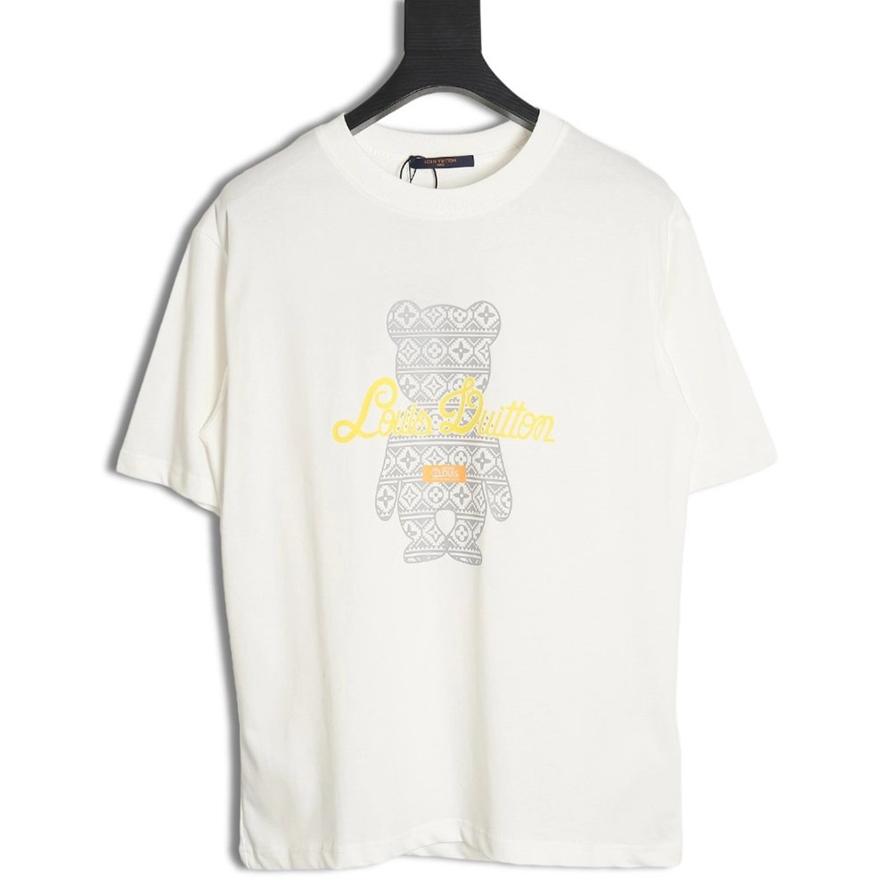 Reps Louis Vuitton Funny Bear Short Sleeve T-Shirt,All order with free shipping Reps Louis Vuitton