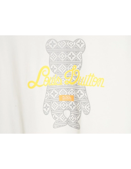 Reps Louis Vuitton Funny Bear Short Sleeve T-Shirt,All order with free shipping Reps Louis Vuitton