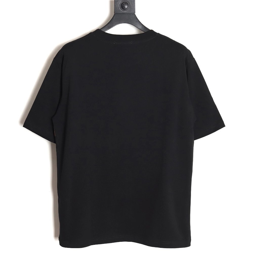 Fendi 24ss double F letter hand-painted gradient short-sleeved T-shirt_TSK1,All order with free shipping Fendi