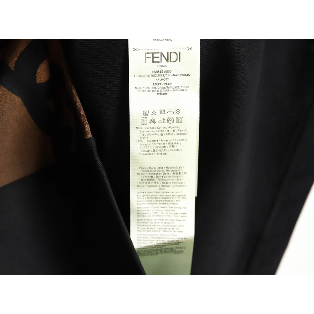 Fendi 24ss double F letter hand-painted gradient short-sleeved T-shirt_TSK1,All order with free shipping Fendi