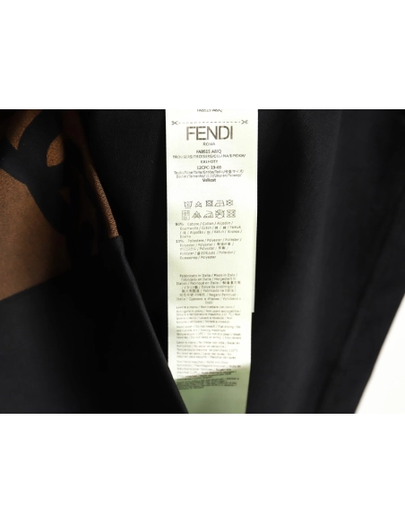Fendi 24ss double F letter hand-painted gradient short-sleeved T-shirt_TSK1,All order with free shipping Fendi
