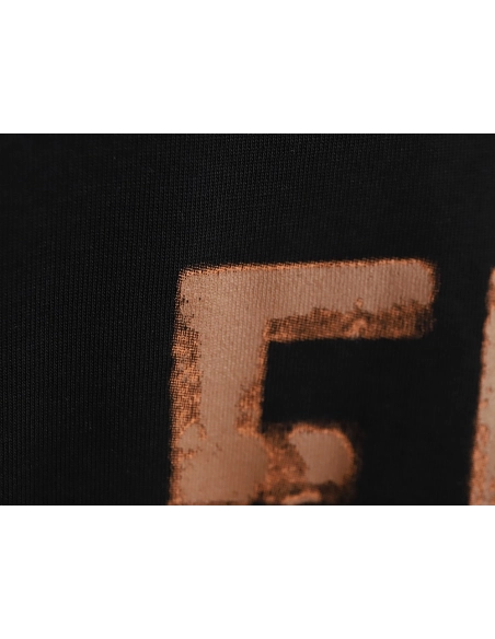 Fendi 24ss double F letter hand-painted gradient short-sleeved T-shirt_TSK1,All order with free shipping Fendi