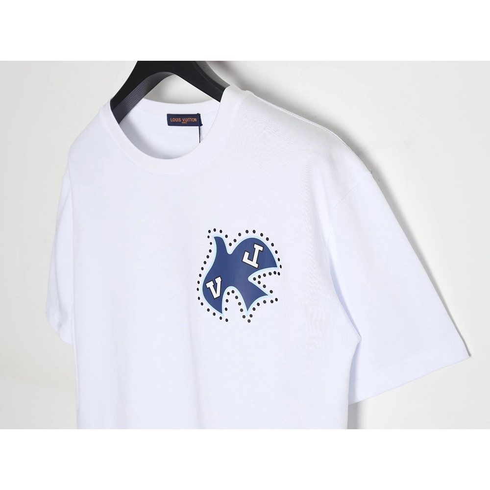 Reps Louis Vuitton LV 24SS Peace Dove Short Sleeve T-Shirt,All order with free shipping Reps Louis Vuitton