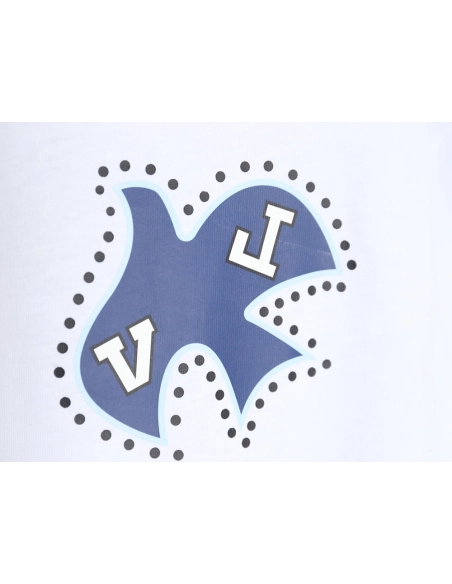 Reps Louis Vuitton LV 24SS Peace Dove Short Sleeve T-Shirt,All order with free shipping Reps Louis Vuitton