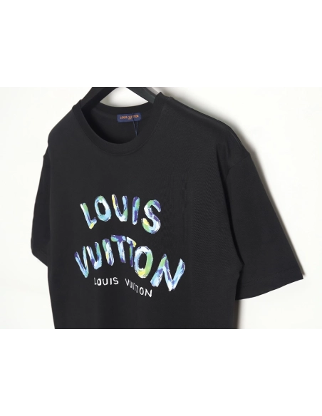 Reps Louis Vuitton LV 24SS camouflage lettering short-sleeved T-shirt_TSK1,All order with free shipping Reps Louis Vuitton