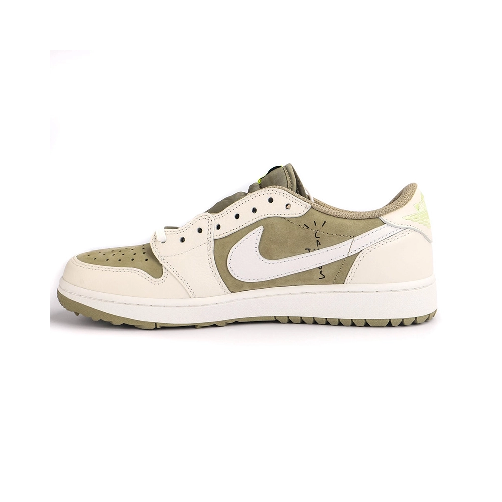 Jordan 1 Retro Low Golf Travis Scott Neutral Olive FZ3124 200,AIR JORDAN 1 LOW,Air Jordan