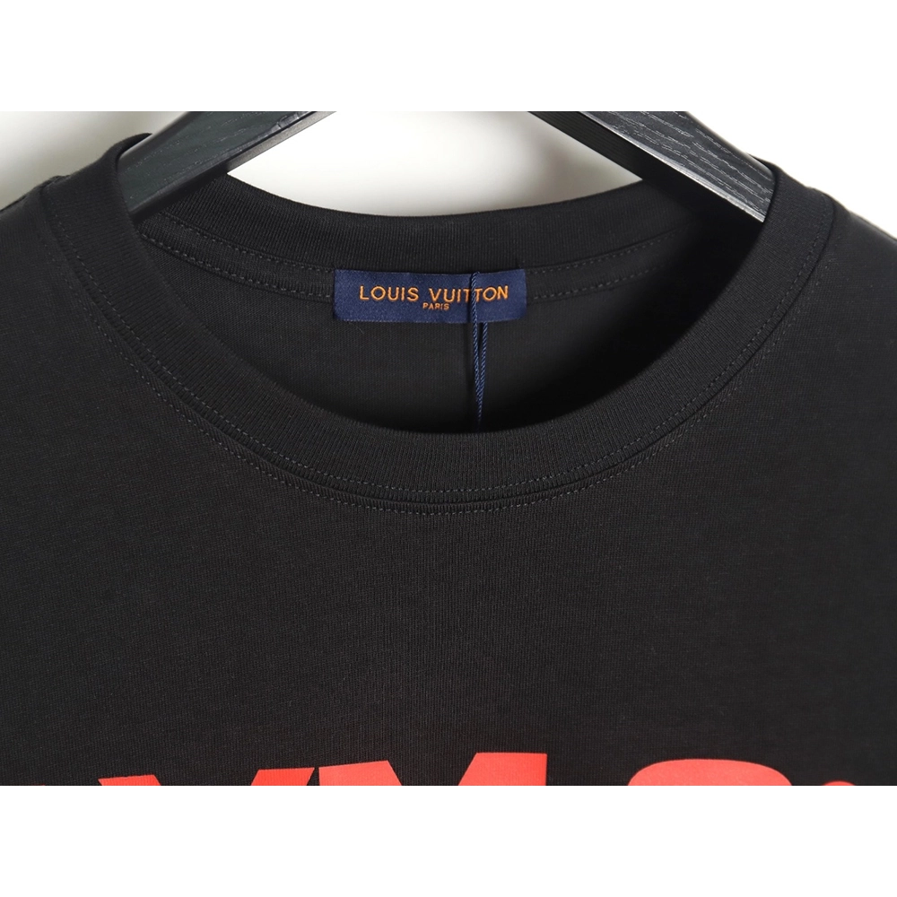 Reps Louis Vuitton LV 24SS red letter short-sleeved T-shirt_TSK1,All order with free shipping Reps Louis Vuitton